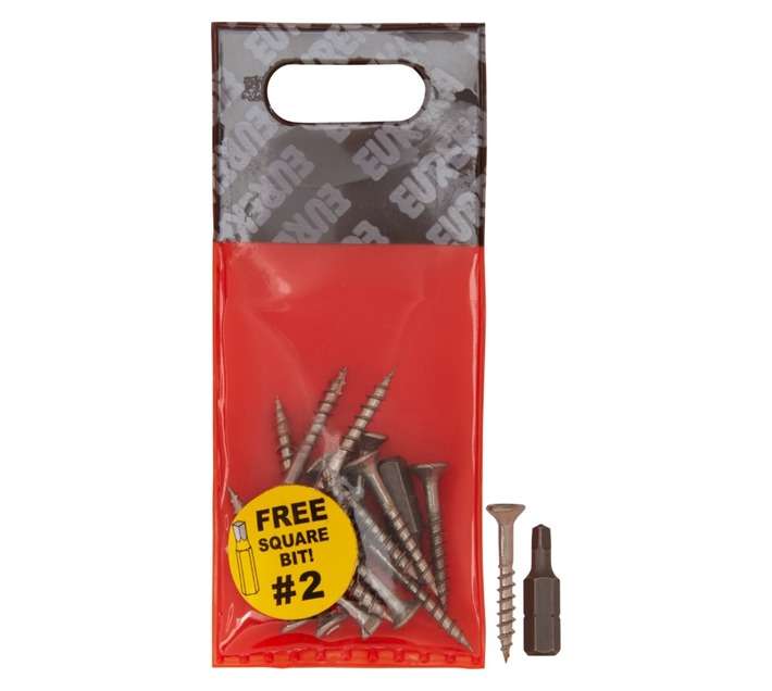 Eureka 1FJ10U 4 x 30mm Cut Screw Stainless Steel (16 Pack)