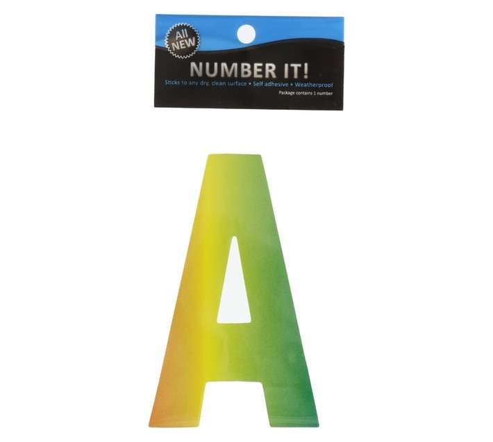 Inta Safety Letter A Rainbow