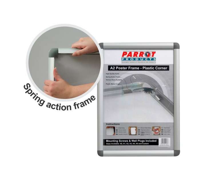 Parrot Products BG3102 Plastic Cornered A0 Poster Frame (655 x 480mm)