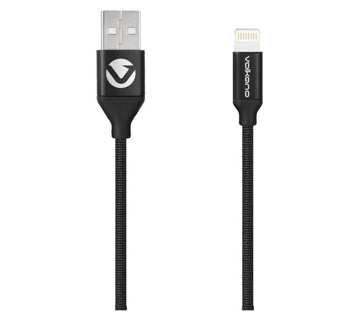Volkano MFI Lightning Cable - Black (1200mm)