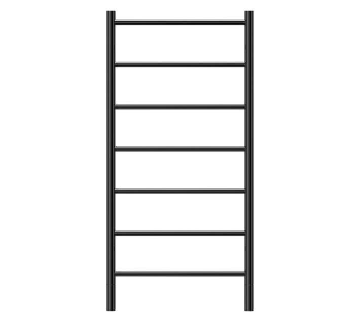 Jeeves ZAF0520GL Spartan F Heated Towel Rail - Black (118 x 520 x 1065mm)