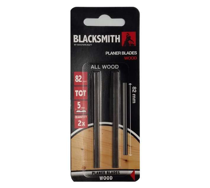 Blacksmith BS12640383 2 x Reversible Planer Blades (82mm)