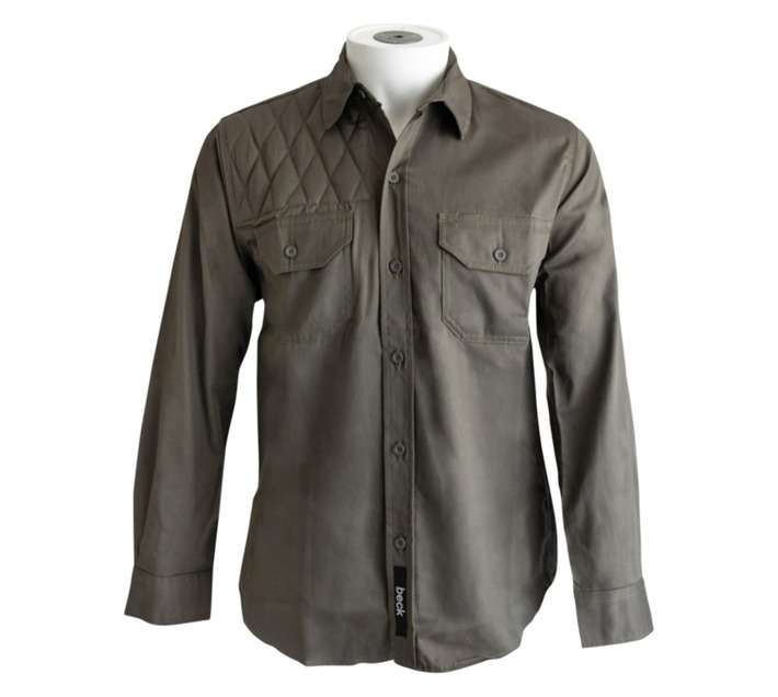 Beck Long Sleeve Hunter Shirt - Olive (3XL)
