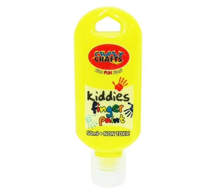 Acrilex Kiddies Finger Paint - Yellow (50ml)