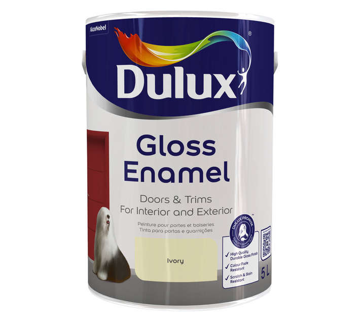 Dulux Gloss Enamel - Ivory (5L)