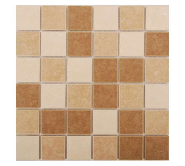 Douglas Jones MM234 Vithas Earth Mosaic Tile - Brown (306 x 306mm)