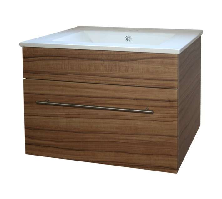 Marlene 1 Draw Vanity Cabinet - Ebony (600mm)