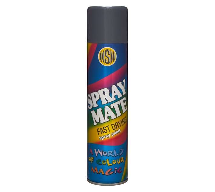 Spraymate Spray Paint Fast Drying - Machine Grey (250ml)