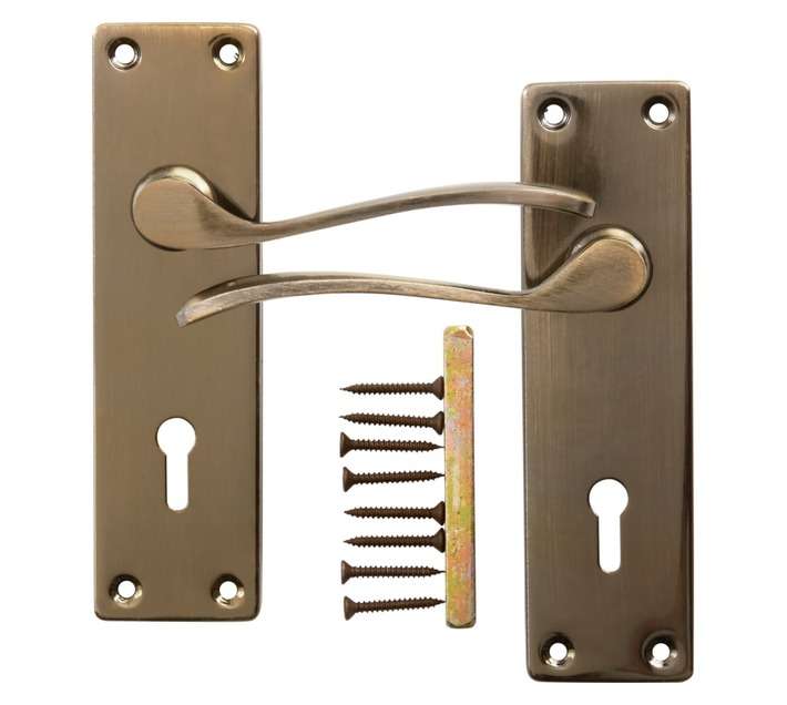 Dortello 6 Inch Steel Handle - Antique Sapphire Bronze