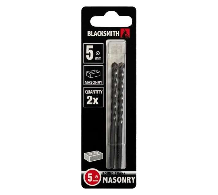 Blacksmith Standard Masonry Drill Bit - Red/Black (5mm)