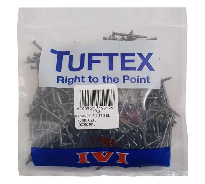 Tuftex GO2001015 Fluted Masonry Nails (40mm)