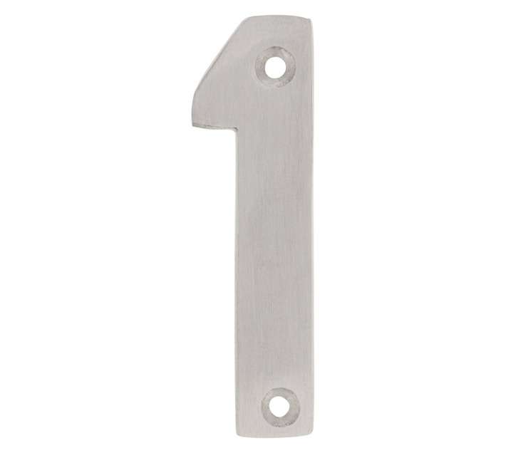 Euro Brass EB8041 Aluminium Numeral 1 (75mm)