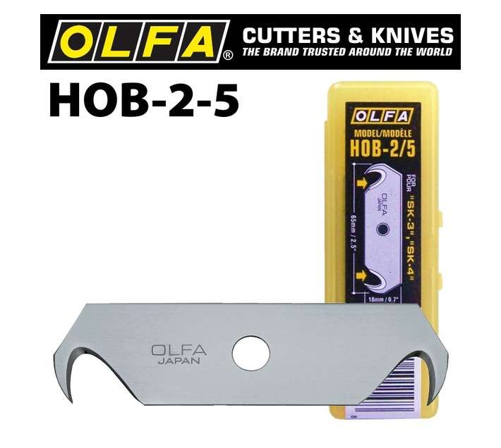 Olfa BLA HOB25 5 x Two Sided Hook Blades