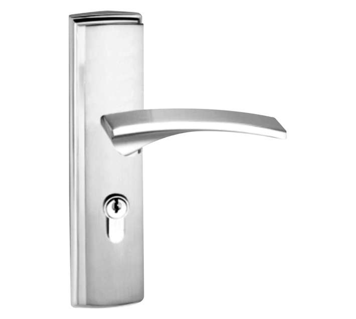 Upper Edge Canova Door Lock 122DH - Silver