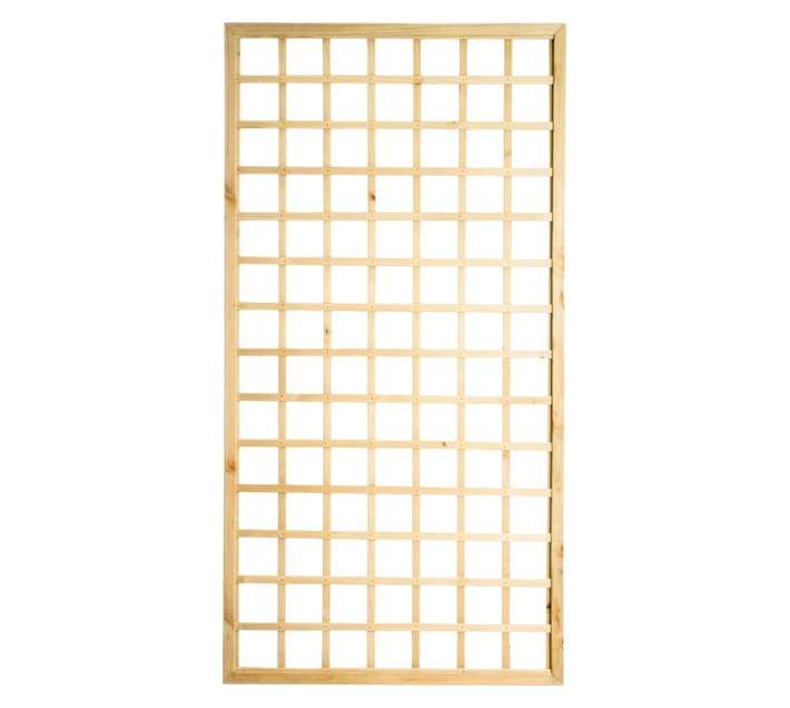 First Dutch Brands 96mm Square Trellis - Natural (930 x 1800mm)
