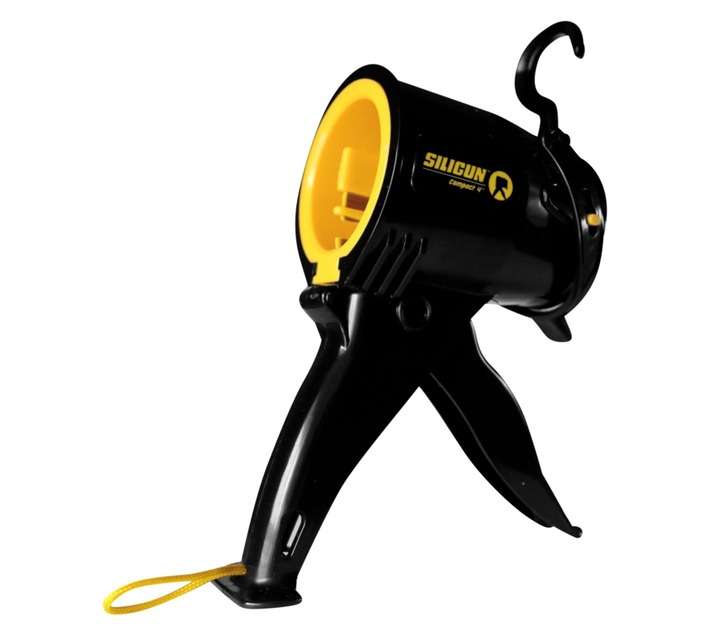 Siligun Compact 4 Caulking Gun - Black/Yellow