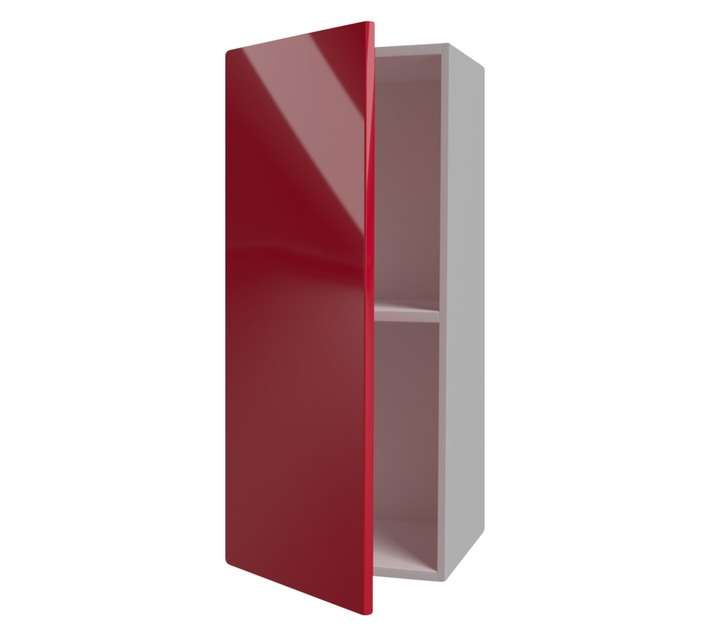 Home and Kitchen Gloss Top Cabinet Unit - Candy Red (300 x 300 x 720mm)