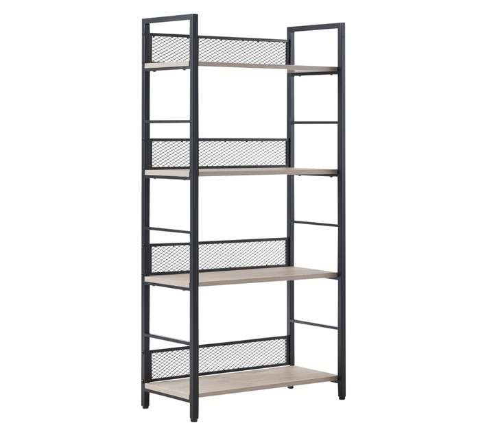 Home and Kitchen Irabu 4 Tier Bookshelf - Oak (280 x 600 x 1210mm)