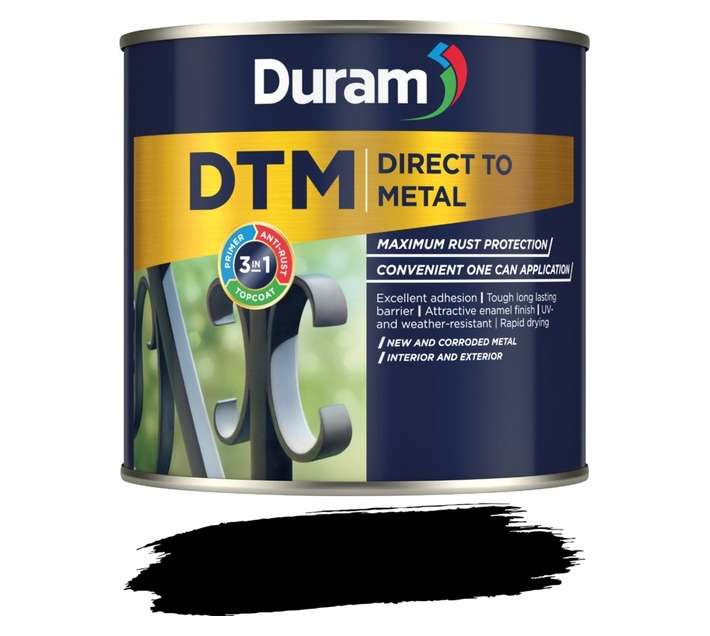 Duram DTM Hammered - Black (500ml)