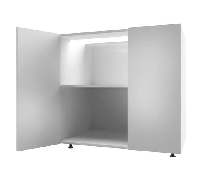 Home and Kitchen BU90 Kitchen Base Unit - White (900 x 560 x 720mm)