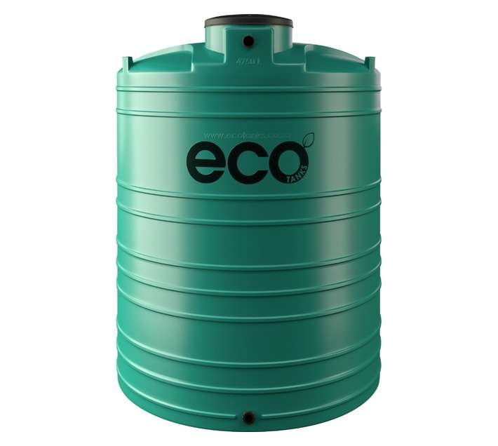 Eco Tanks Vertical Water Tank - Green (4750L)