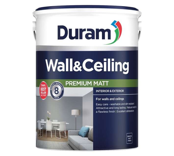 Duram Wall and Ceiling Premium Matt Deep Base (5L)