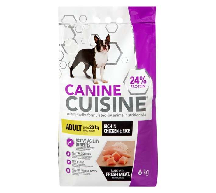 Canine Cuisine Smalladult Chicken and Rice Dog Food (6kg)