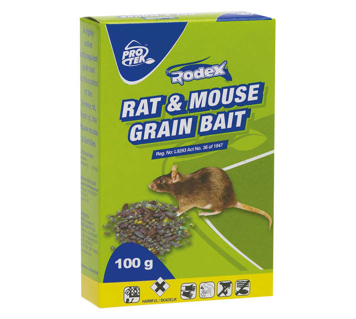 Protek Rodex Rat and Mouse Grain Bat (100g)