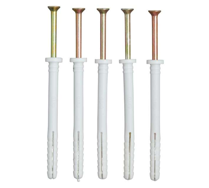 Eureka 6L30 6 x 70mm Nail In Rimmed - White (5 pack)