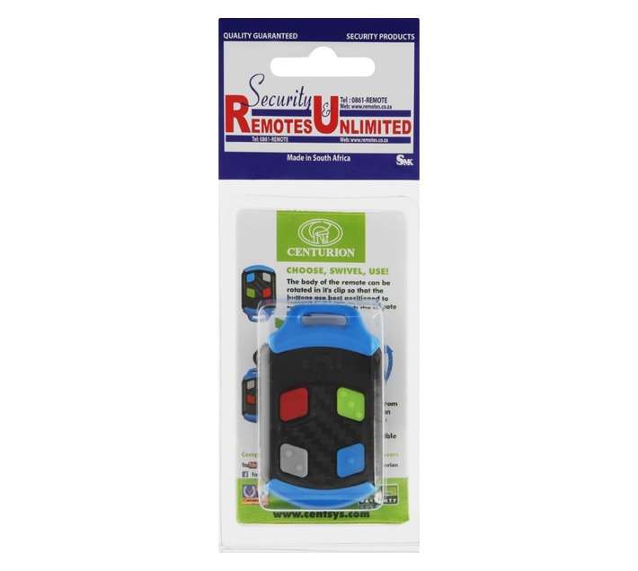Centurion 4NOVA Code Hopping 4 Button Remote - Black