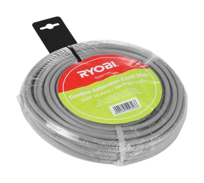 Ryobi Extension Cord 10A - Grey (20m)
