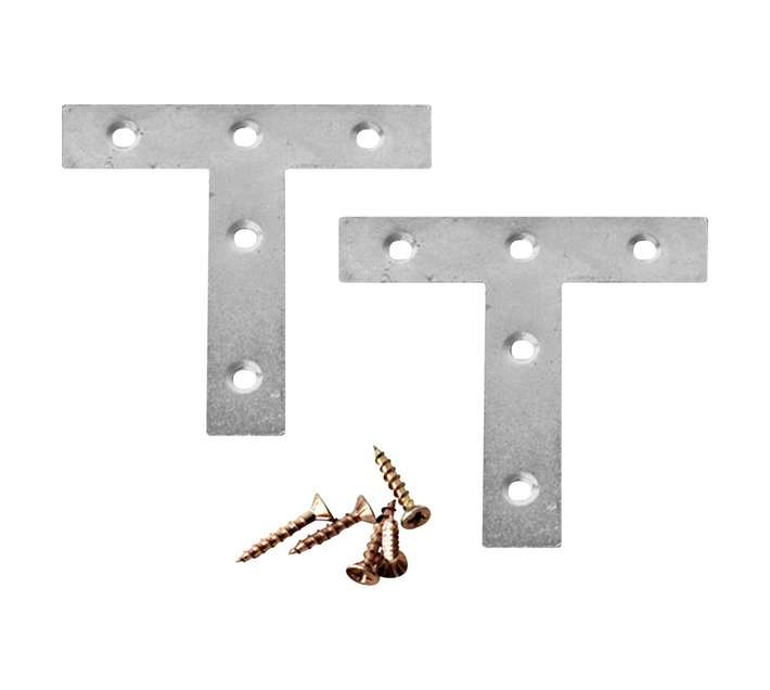 Mackie T Brace - Electrogalvanised (100 x 100mm)