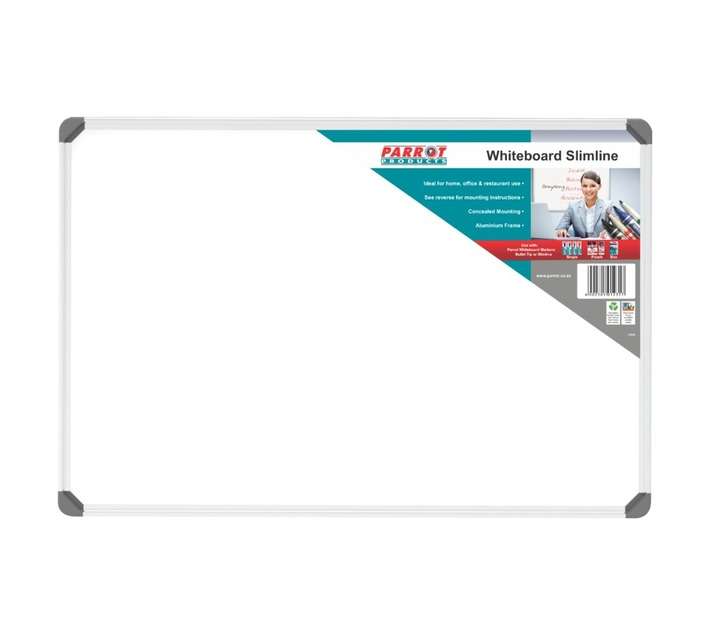 Parrot Products BD1520 Non-Magnetic Slimline Whiteboard (600 x 450mm)