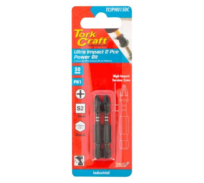 Tork Craft TCIPH0125C Philips PH1 Screwdriver Bit (25mm)