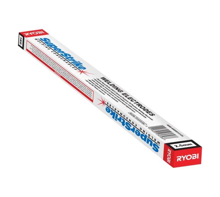 Ryobi RWE-SSE6013125 E6013 Superstrike MMA Electrode Rods (2.5mm)