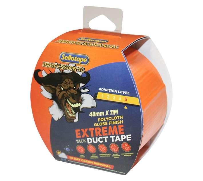 Sellotape Extreme Tack Duct Tape (48mm x 11m)