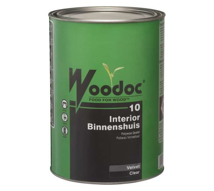 Woodoc 10 Indoor Polywax Sealer - Velvet Clear (5L)
