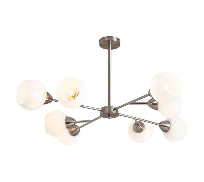 Bright Star Lighting 8 Light Chandelier - Chrome (40W)