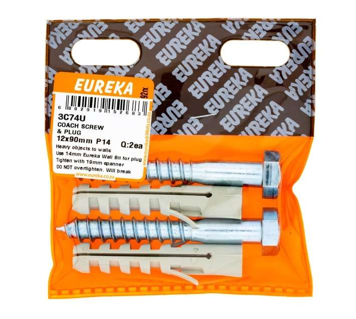 Eureka 15 x Coarse Thread Drywall Screws (4.2 x 75mm)