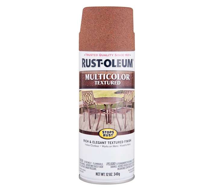 Rust-Oleum Spray Paint Stops Rust Textured Metal - Rustic Umber (340g)