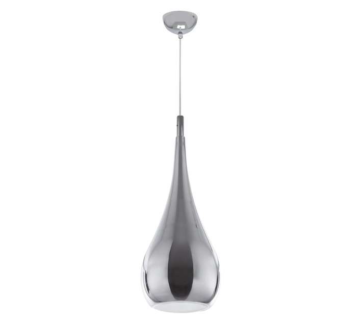 Bright Star Lighting 1 Light Medium Tear Pendant - Chrome (40W)