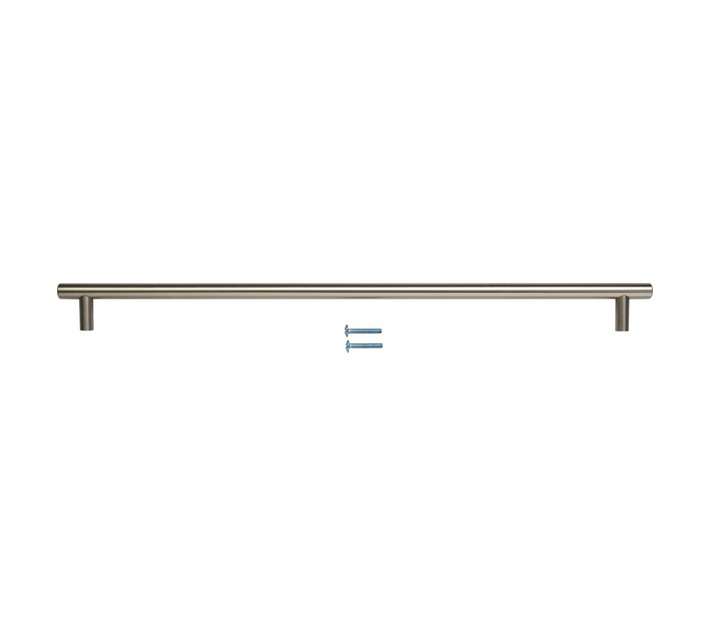 Home and Kitchen Mild Steel Bar Handle - Silver (384mm)