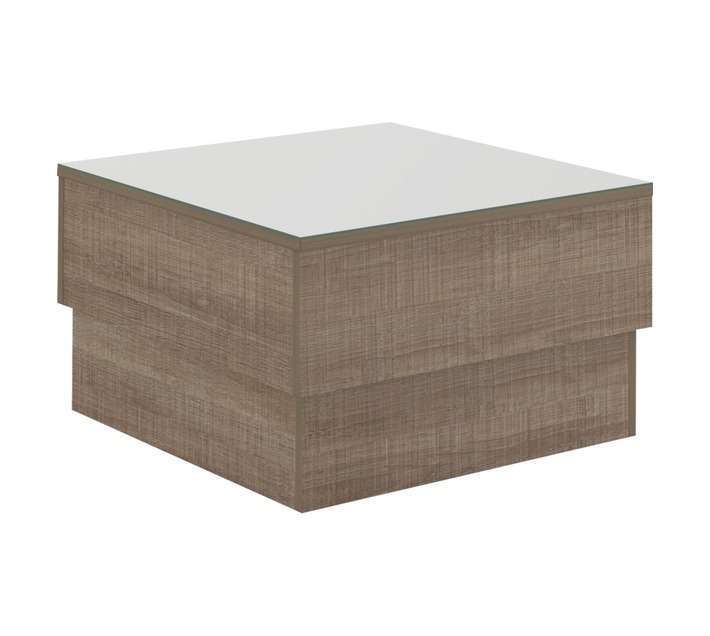 Click Furniture Parati Mirrored Coffee Table - Cinnamon (600 x 600 x 350mm)