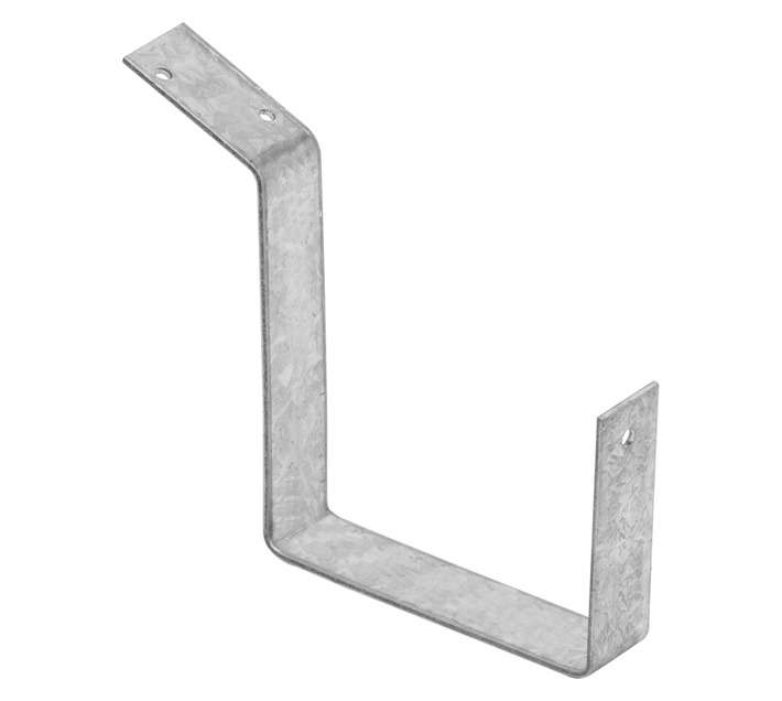Heunis Steel Square Gutter Bracket (100 x 75mm) - Silver