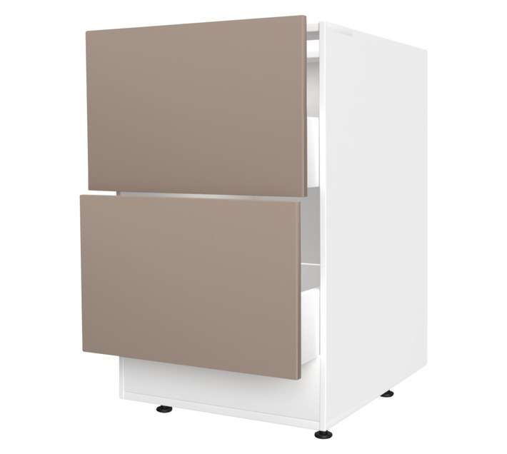 Home and Kitchen Base Unit Gloss Pot Cabinet - Congo (600mm)