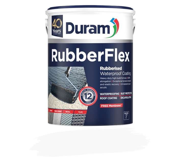 Duram Rubberflex Waterproofing - White (5L)