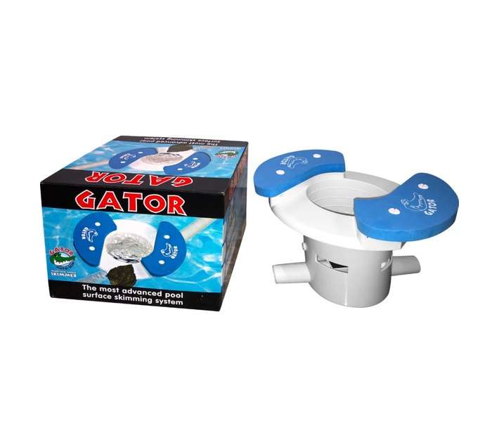 Gator Inline Pool Surface Skimmer - White (280 x 245 x 235mm)
