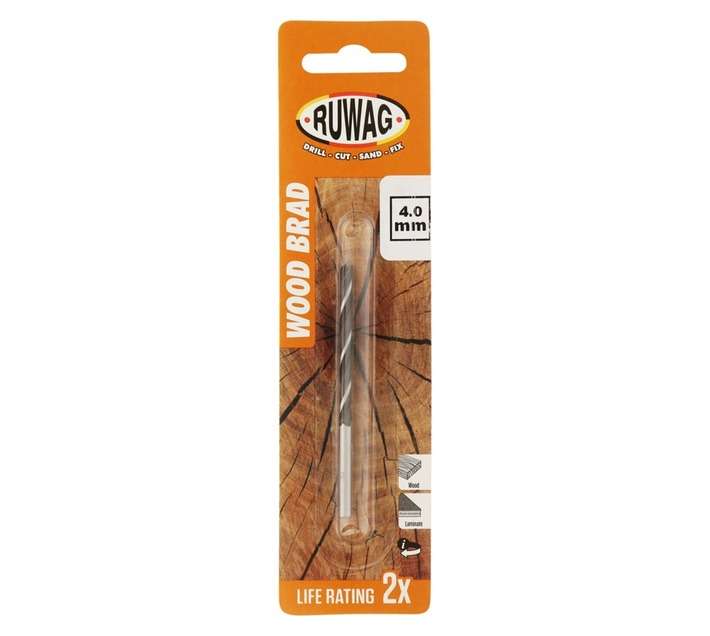 Ruwag 4mm Wood Brad Point Drill Bit