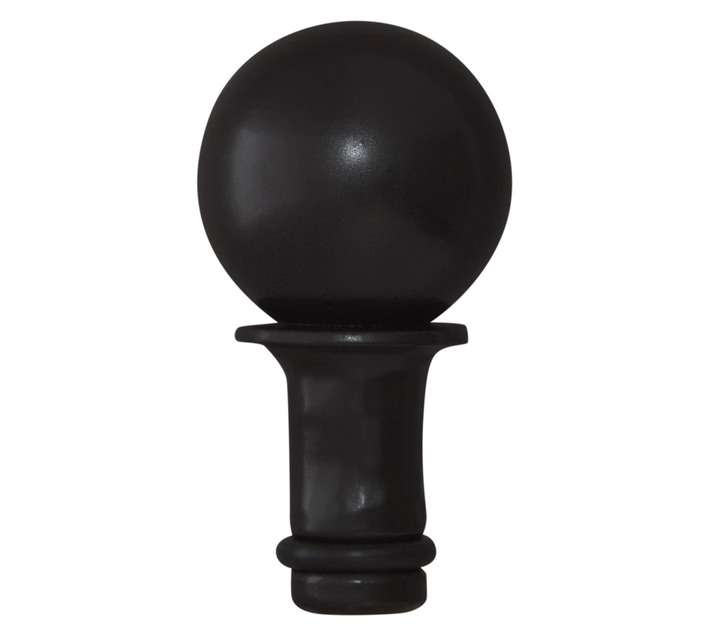 Gothic Finial Ball - Black (22mm)