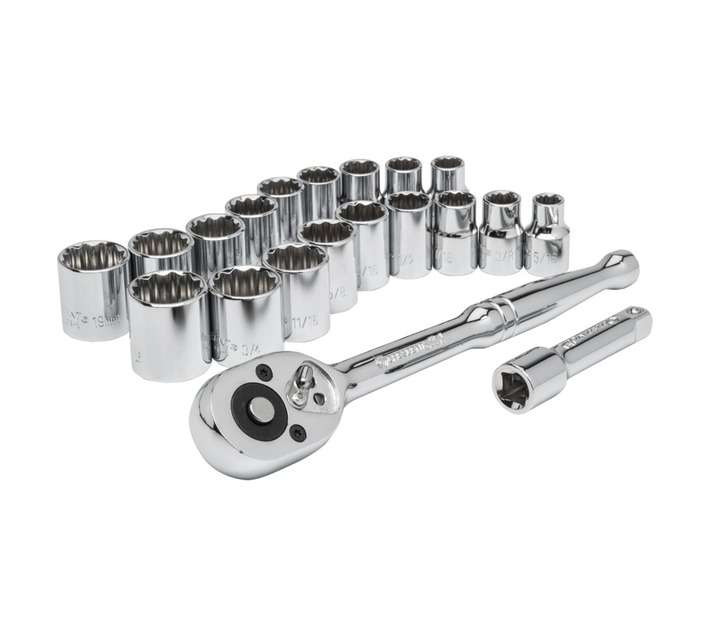 Crescent 20 Piece 3/8 Inch Drive Wrench Set
